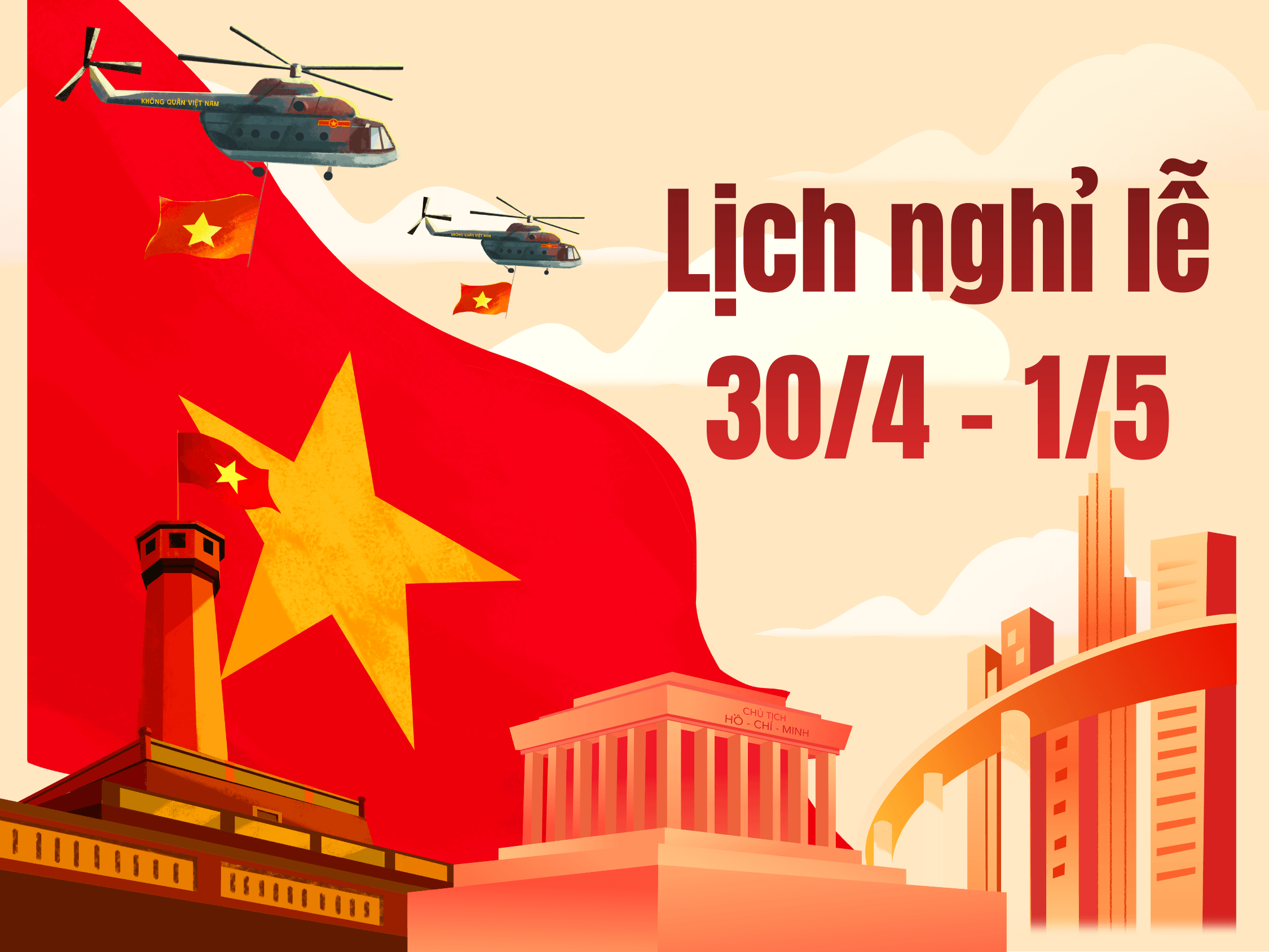 Ảnh đại diện bài 30/4 - 1/5 được nghỉ mấy ngày? Lịch nghỉ lễ và gợi ý kế hoạch du lịch
