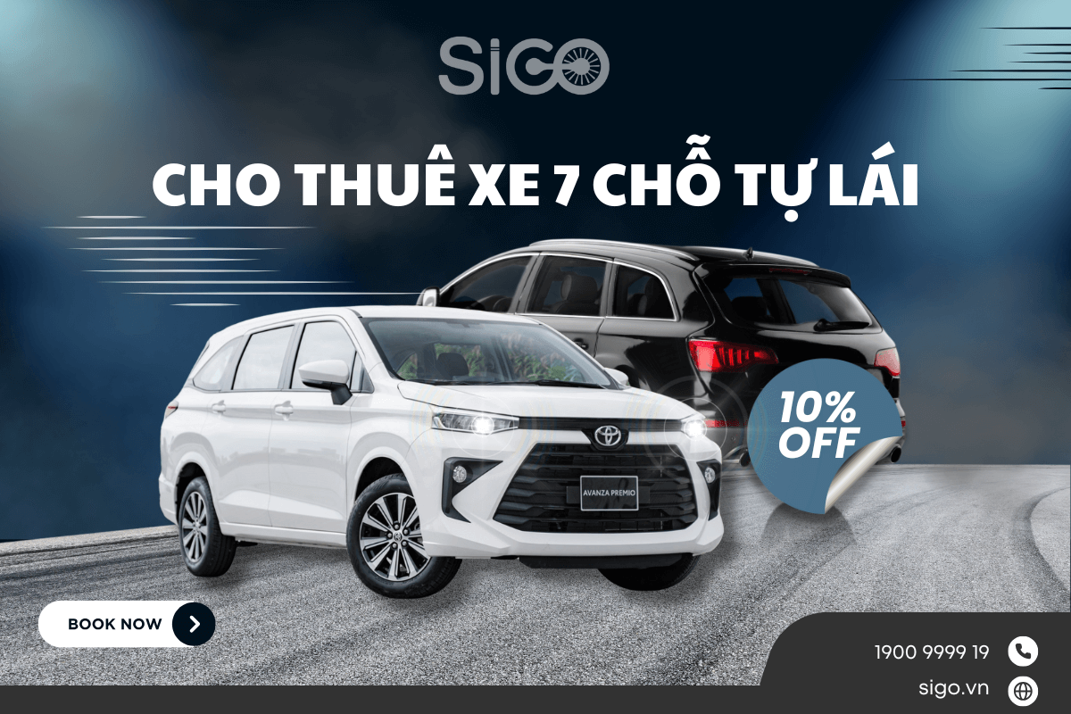 Ảnh đại diện bài Bảng giá cho thuê xe 7 chỗ tự lái TPHCM: Giảm 10% chuyến đầu tiên