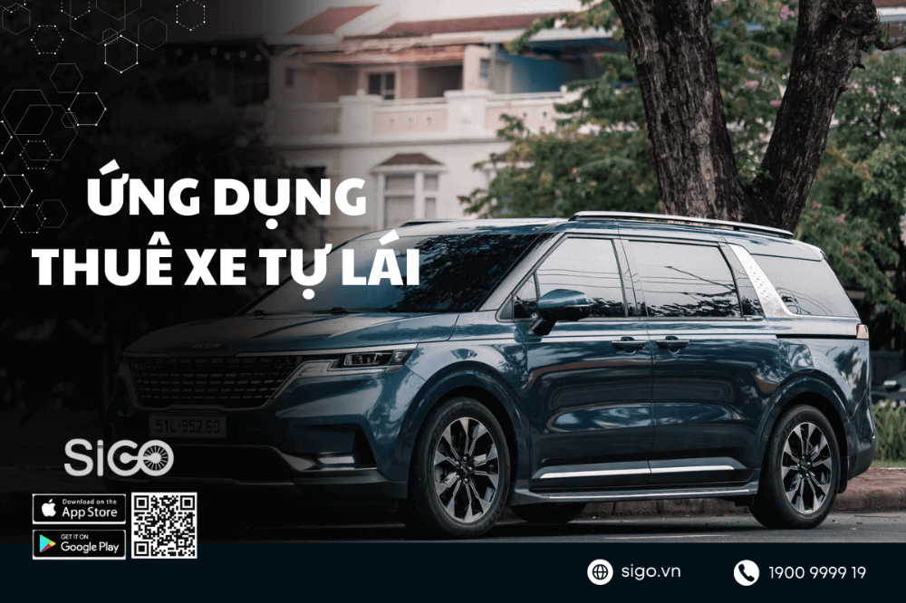Ứng dụng thuê xe tự lái Sigo hỗ trợ cho thuê trên toàn quốc