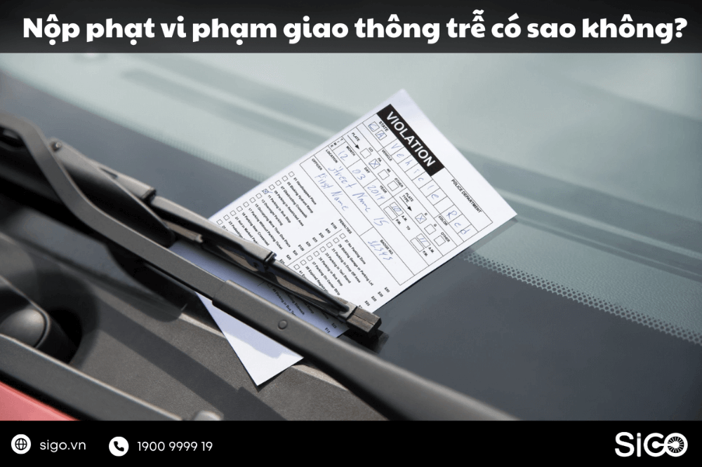 Giải đáp thắc mắc nộp phạt vi phạm giao thông trễ có sao không