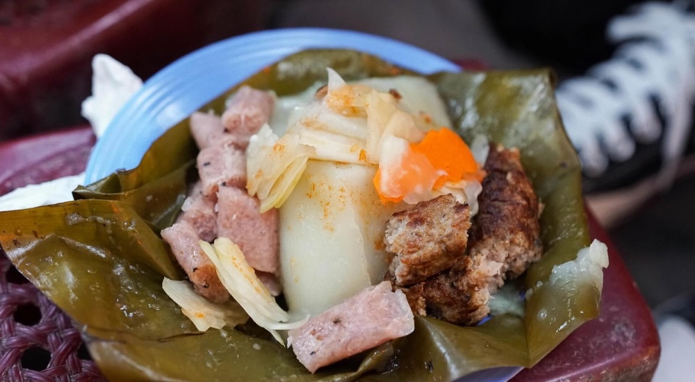 Bánh giò ngập nhân ăn hoài không ngán