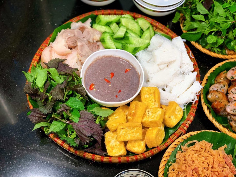 Bún đậu mắm tôm đã ăn là ghiền