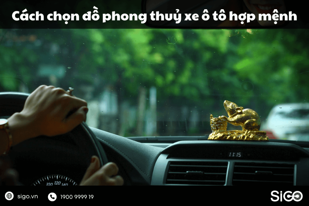 Đồ phong thuỷ xe ô tô có khả năng thu hút tài lộc