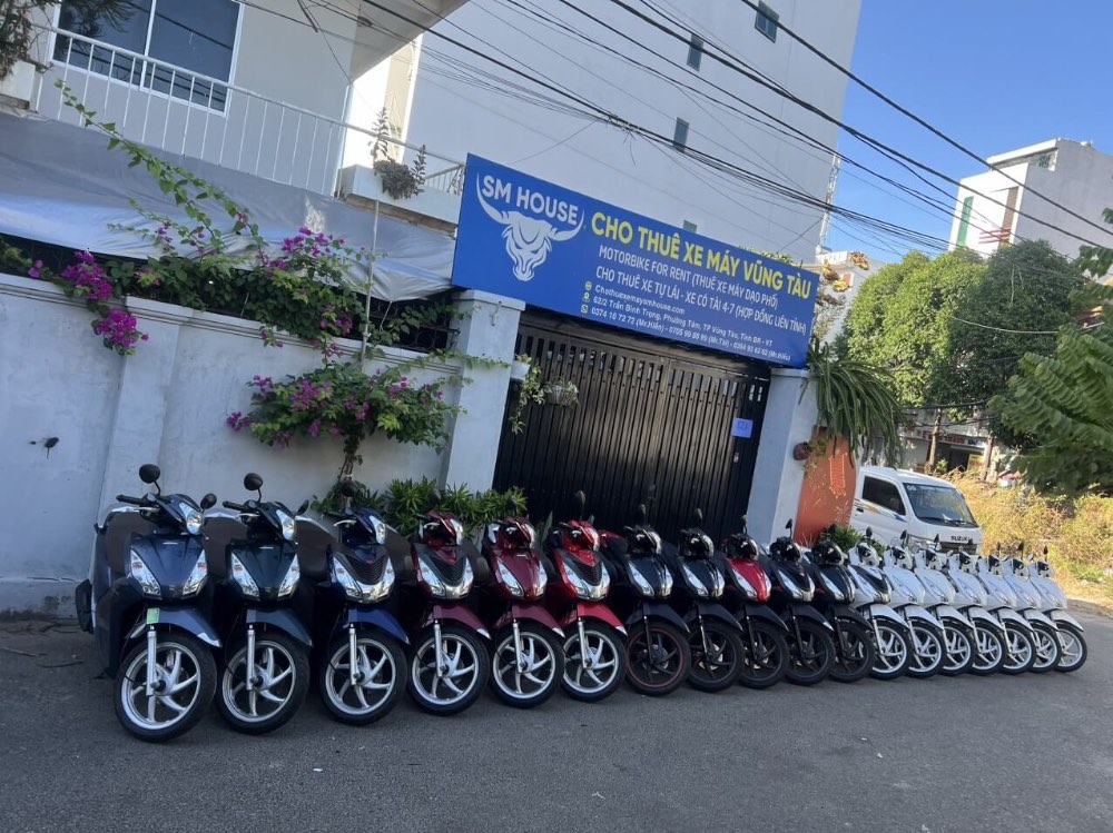 Cho thuê xe máy SM House được nhiều người đánh giá cao
