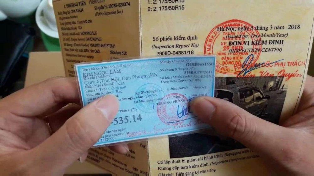 Thủ tục sang tên khi mua xe ô tô cũ