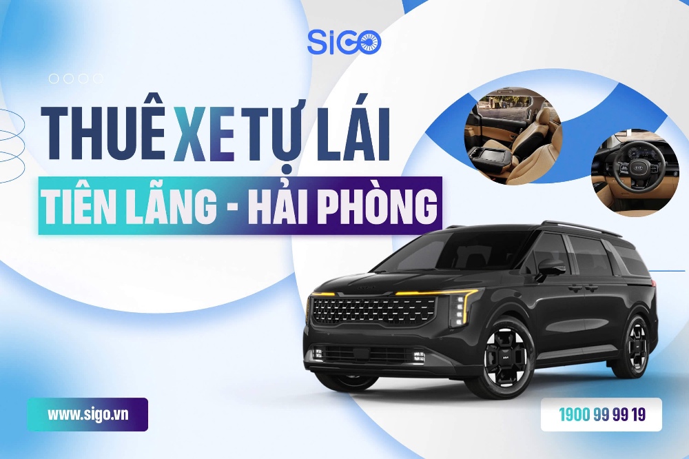 Thuê xe tự lái Yên Lãng, Hải Phòng với nhiều ưu đãi tại Sigo
