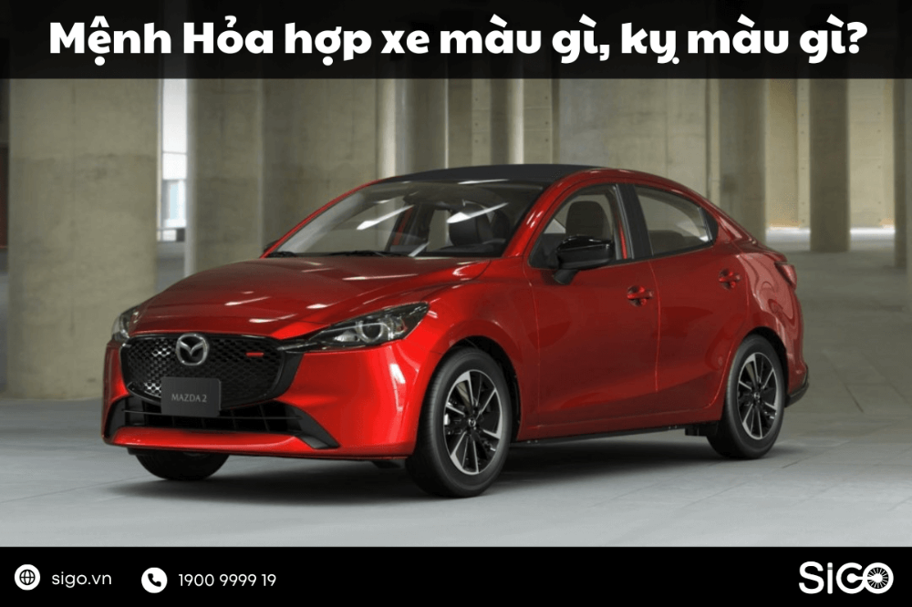 Giải đáp thắc mắc mệnh Hoả hợp xe màu gì