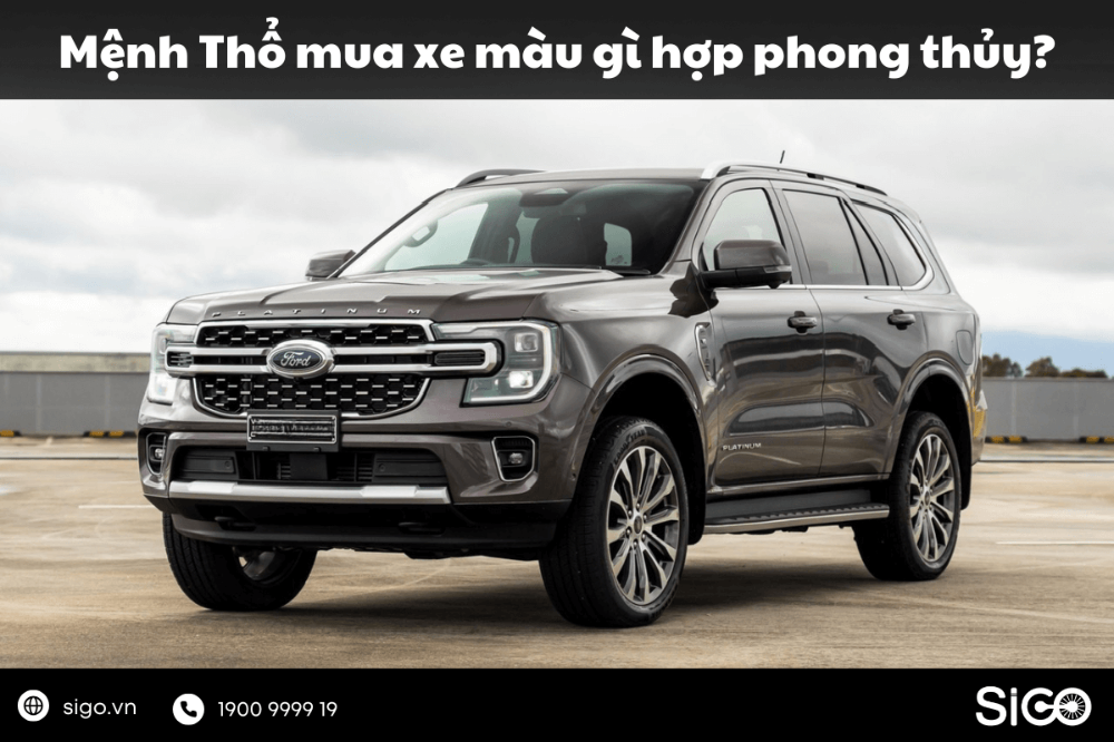 Giải đáp mệnh Thổ mua xe màu gì để hợp phong thủy