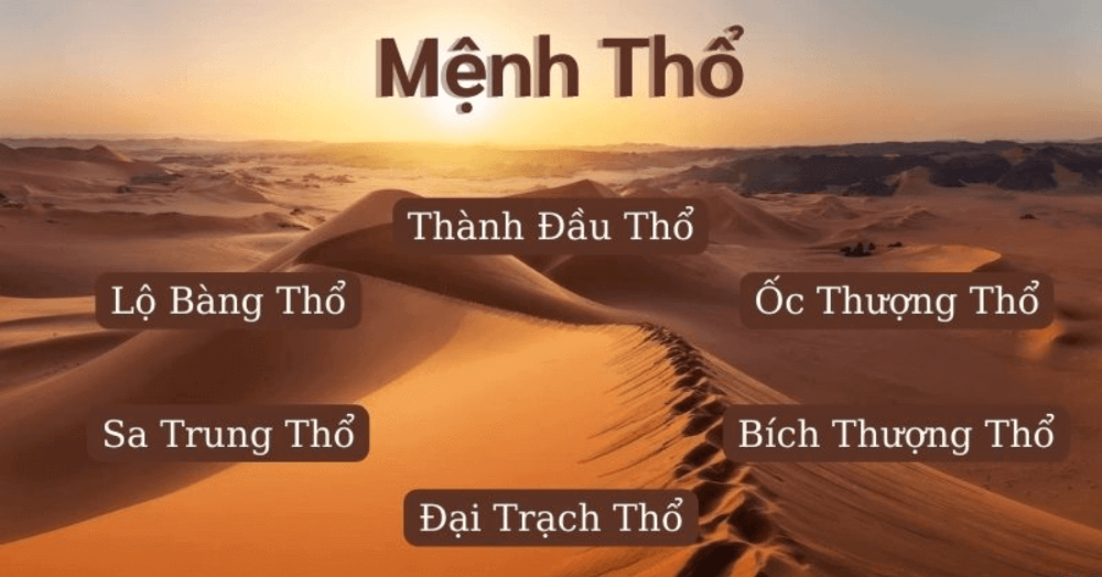 Tổng quan về mệnh Thổ trong phong thuỷ