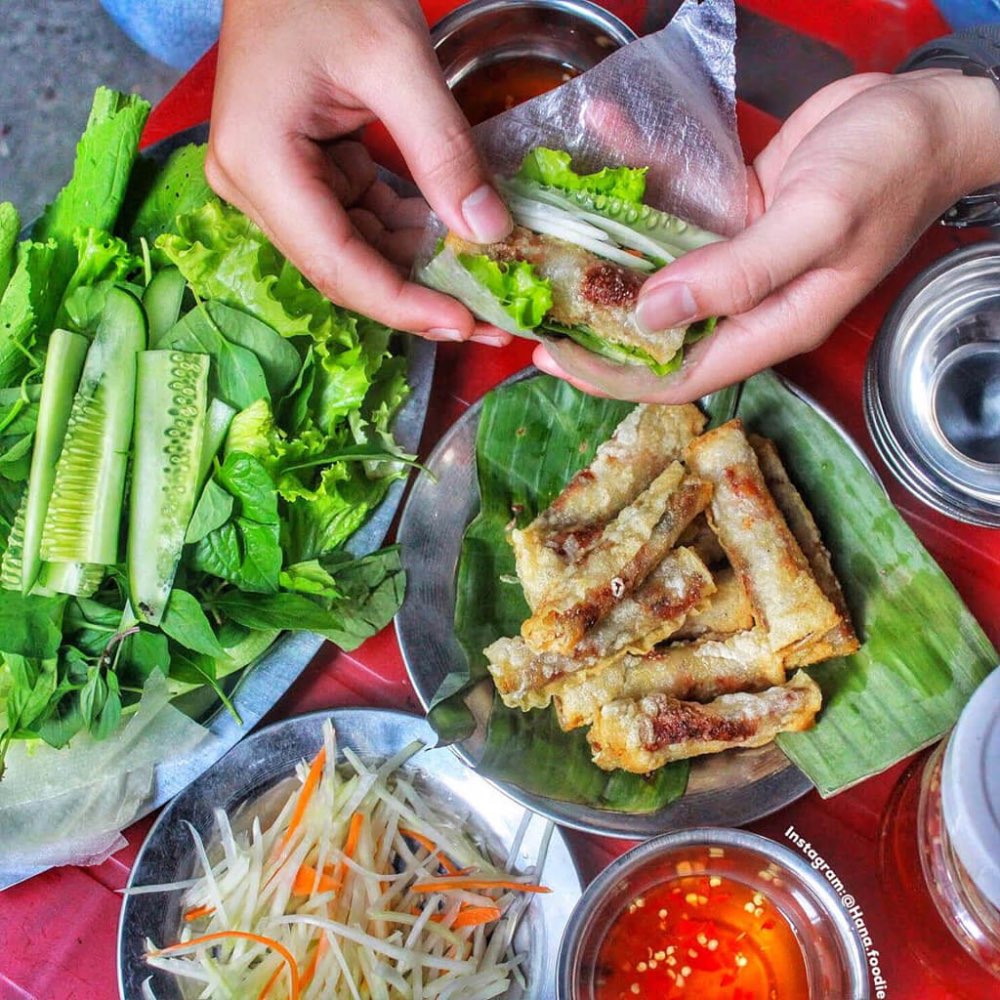 Ram cuốn cải là món ăn hoài không ngán