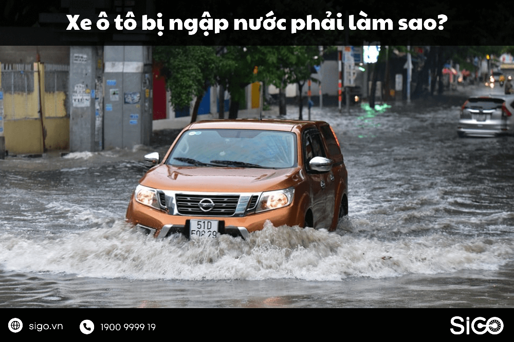 Hướng dẫn xử lý tình xe ô tô bị ngập nước