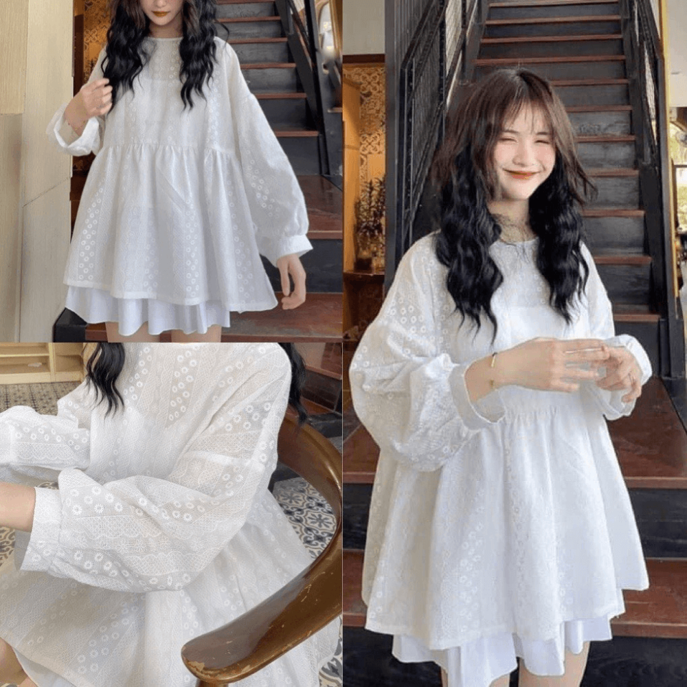 Đầm babydoll là lựa chọn của những cô nàng bánh bèo