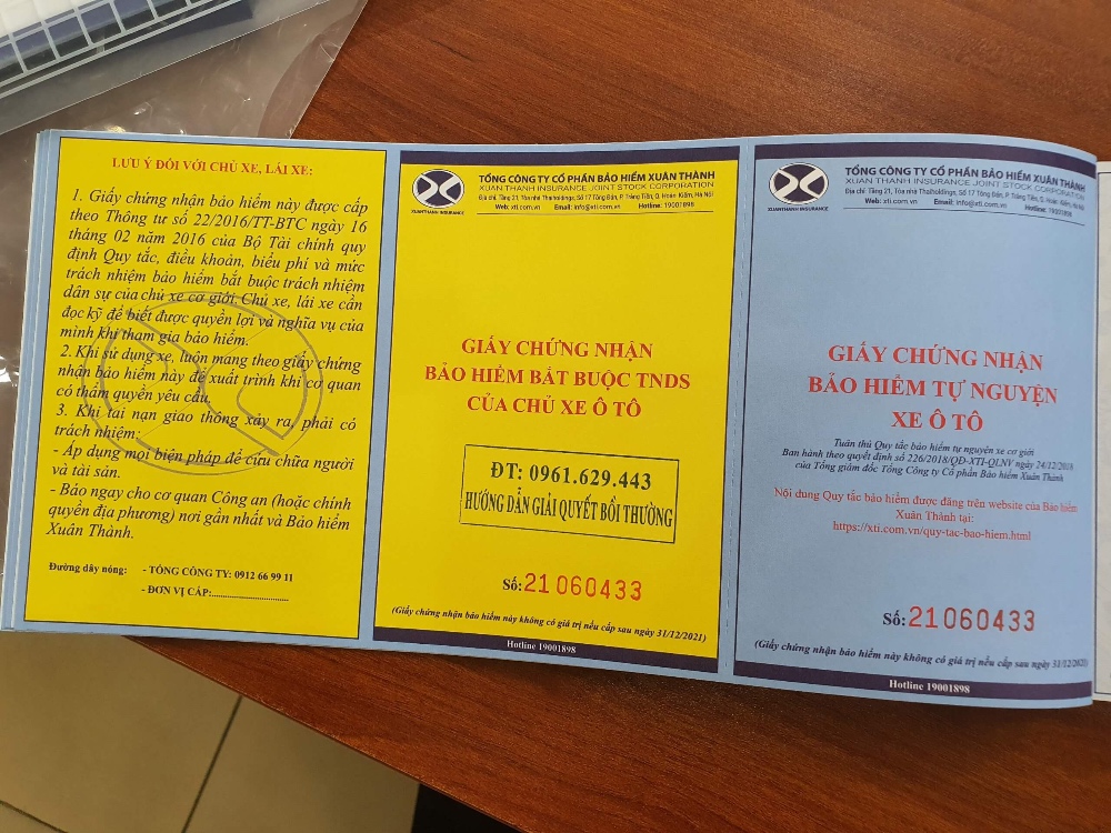 Mức phí bảo hiểm bắt buộc chi tiết cho từng loại xe