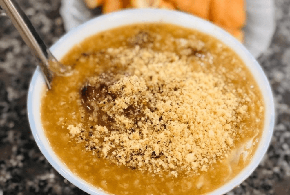 Cháo ấu tẩu có vị hơi đắng nhưng tốt cho sức khoẻ