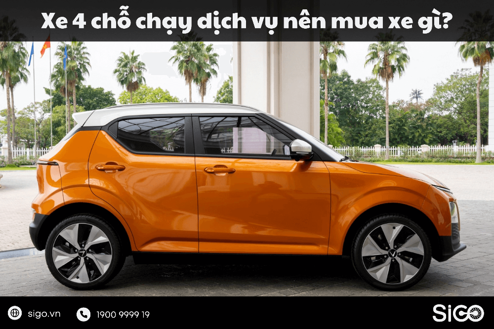 Những dòng xe 4 chỗ chạy dịch vụ được lựa chọn nhiều nhất