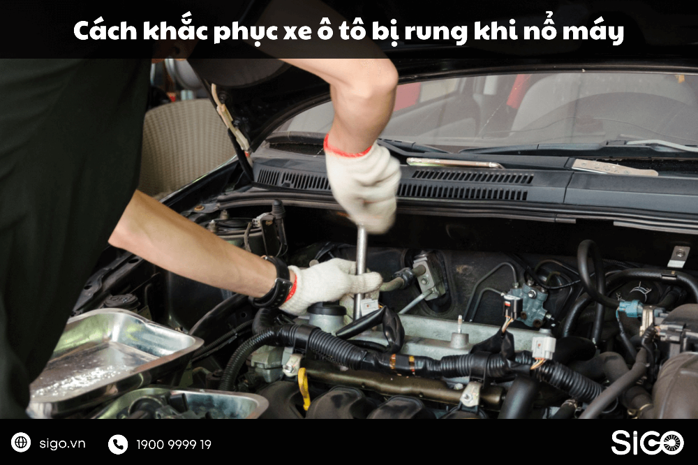 Tình trạng xe ô tô bị rung khi nổ máy không hiếm gặp