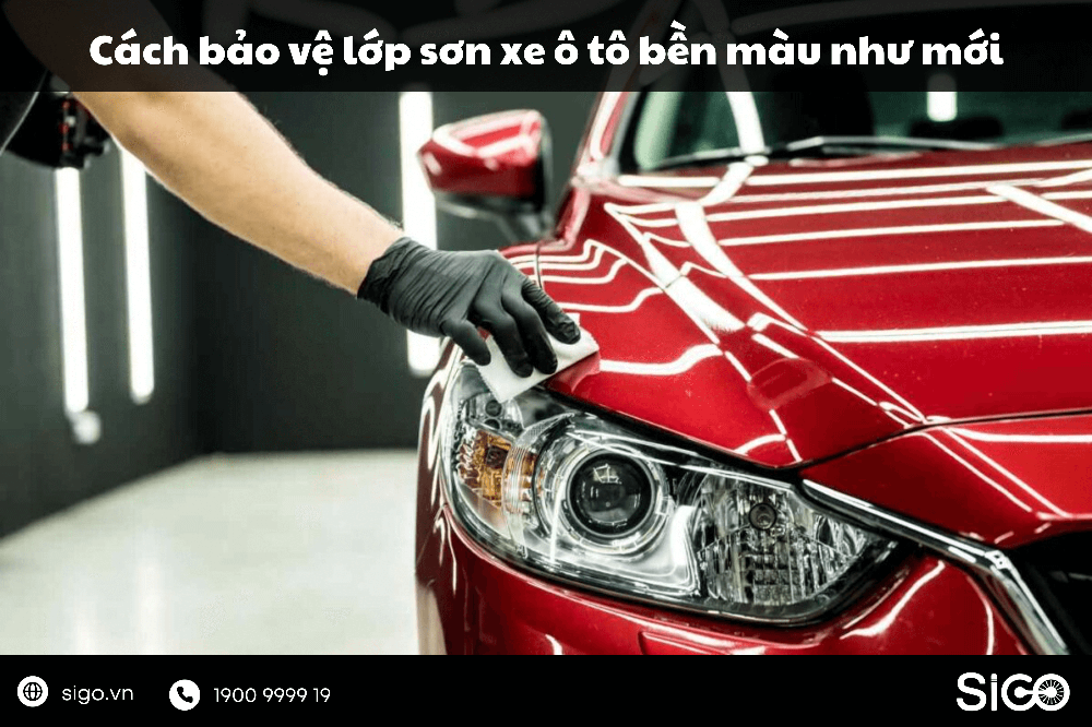 Những cách để bảo vệ lớp sơn xe ô tô bền màu