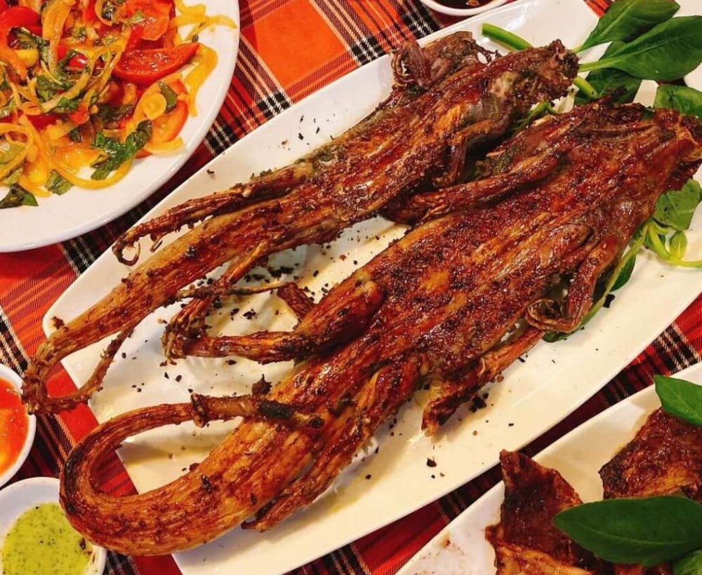 Thịt dông đặc sản Mũi Né dành cho những ai mê những món ăn lạ miệng