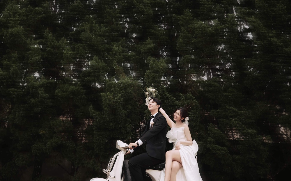 Ảnh cưới với thiên nhiên đầy chất thơ