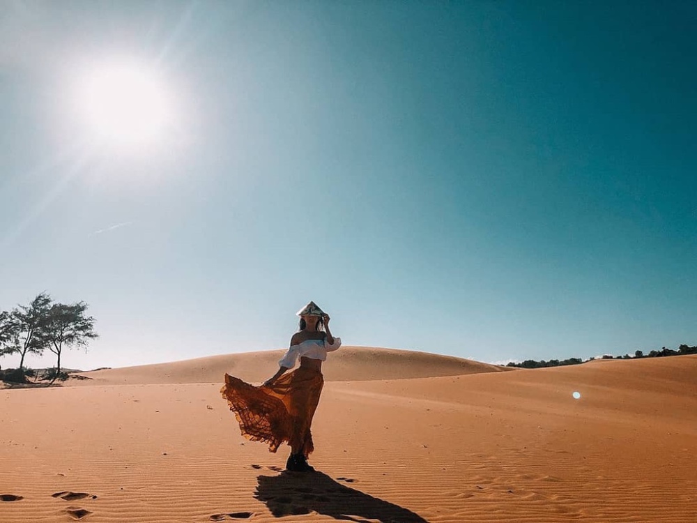 Đồi Cát Bay mang đến cho bạn những bức hình đẹp mê hoặc 