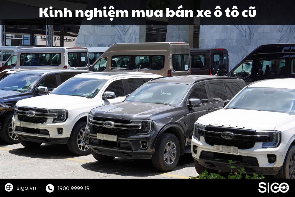 Những điều cần biết khi mua bán xe cũ 