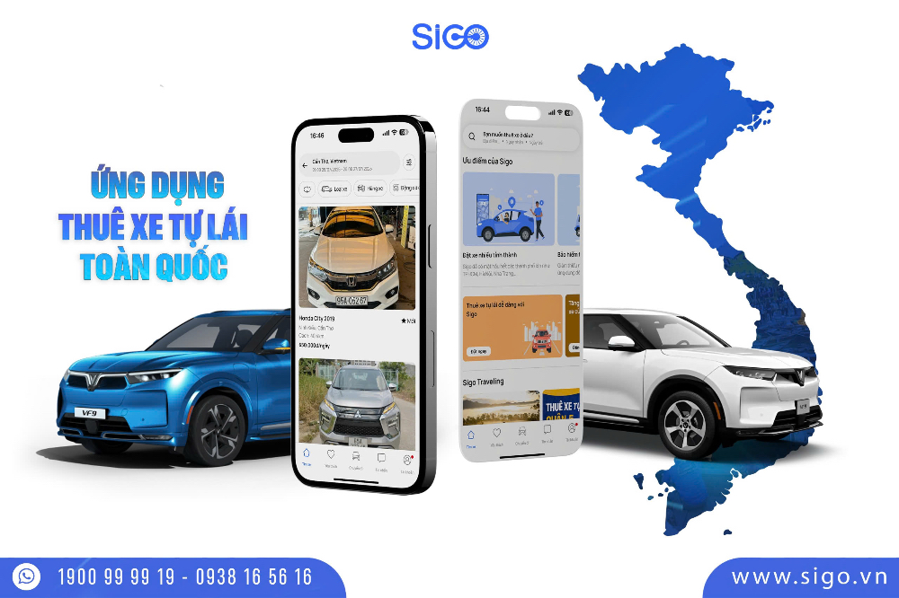 Sigo là dịch vụ cho thuê xe được đánh giá cao trên thị trường