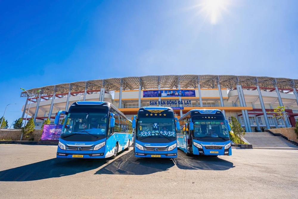 Tân Quang Dũng với hệ thống xe hiện đại, tiện nghi