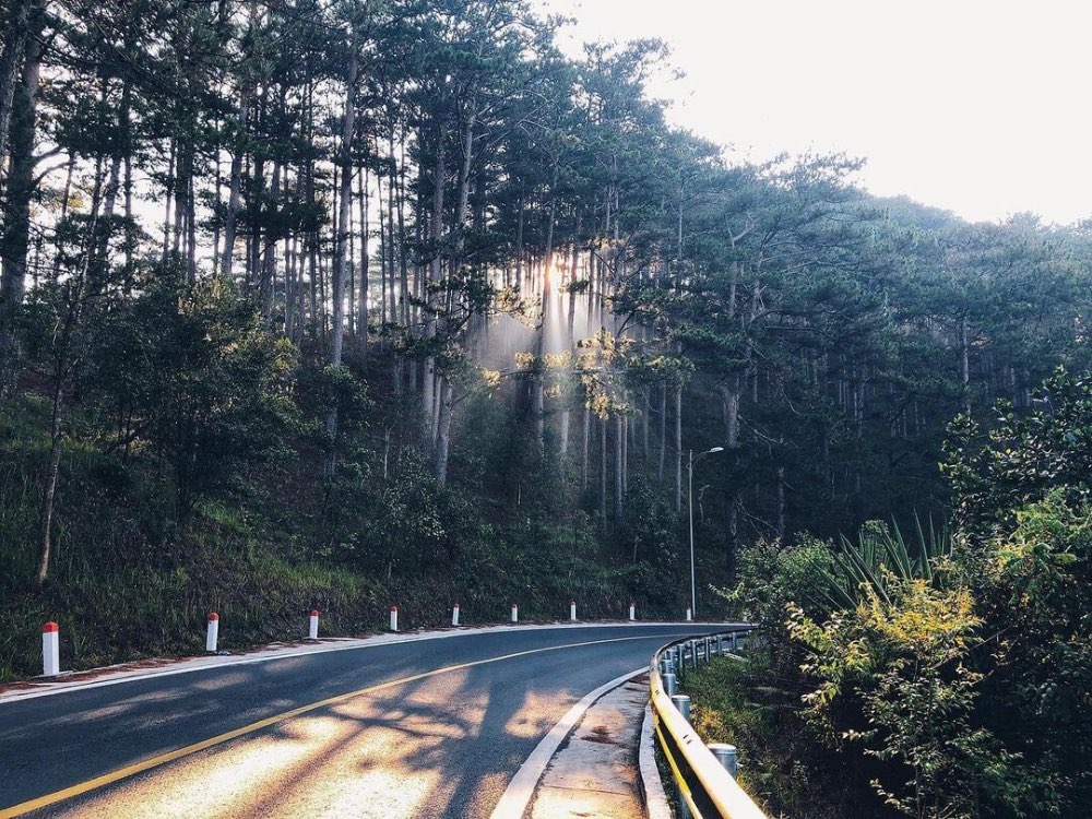 Tuyến đường Nha Trang đi Đà Lạt dài khoảng 135 - 150km