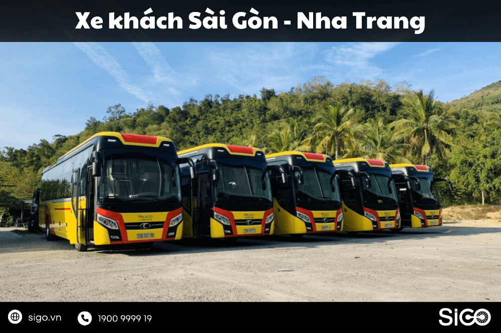 Có nhiều tuyến xe khách Sài Gòn - Nha Trang