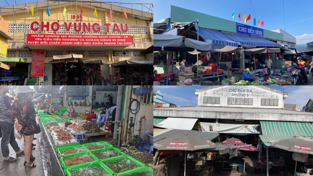 Các khu chợ hải sản Vũng Tàu tươi ngon mà giá siêu rẻ